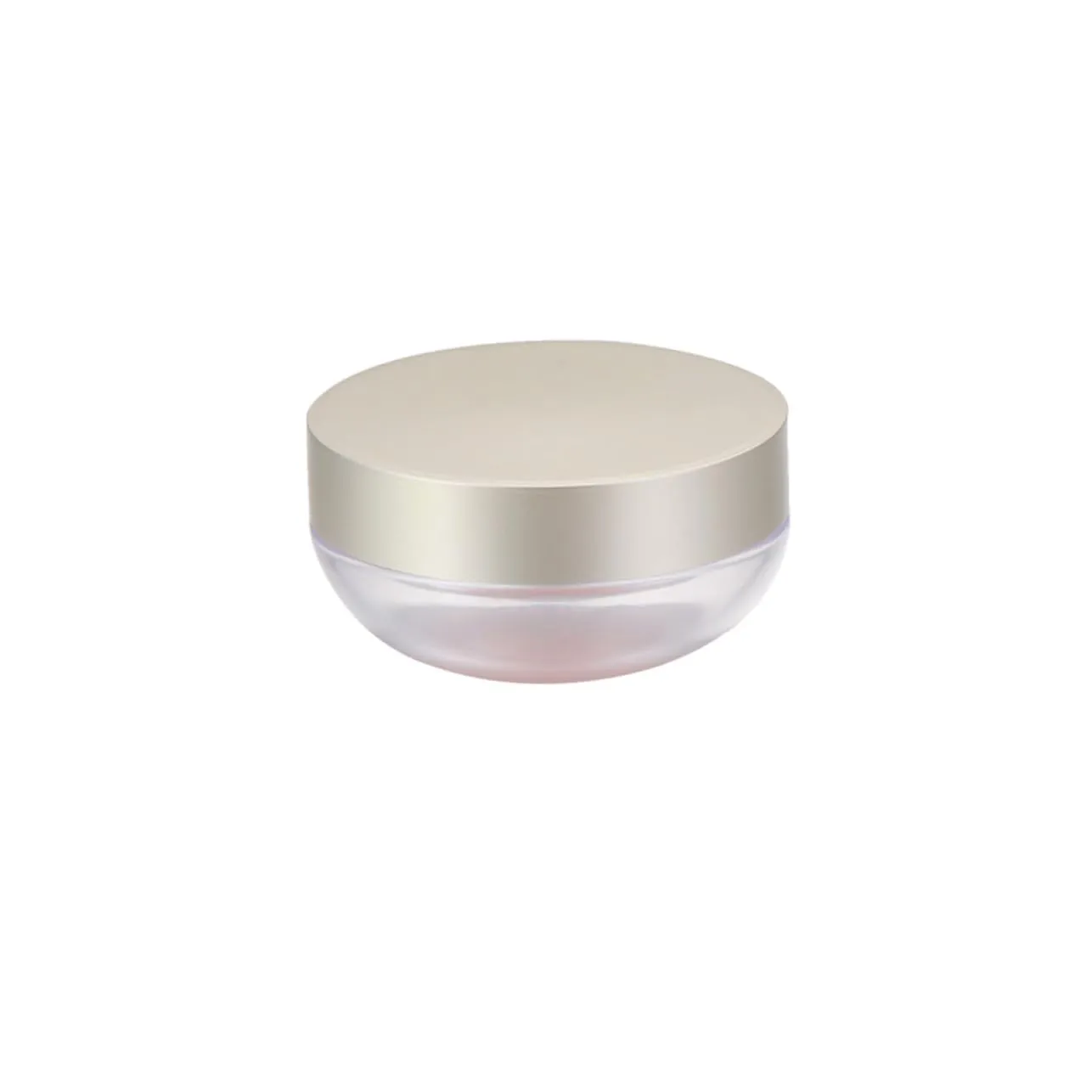 Portable Double Layer Loose Powder Box with Sifter Travel Cosmetic Case for Makeup Powder Puff Design for Daily Use Go Application