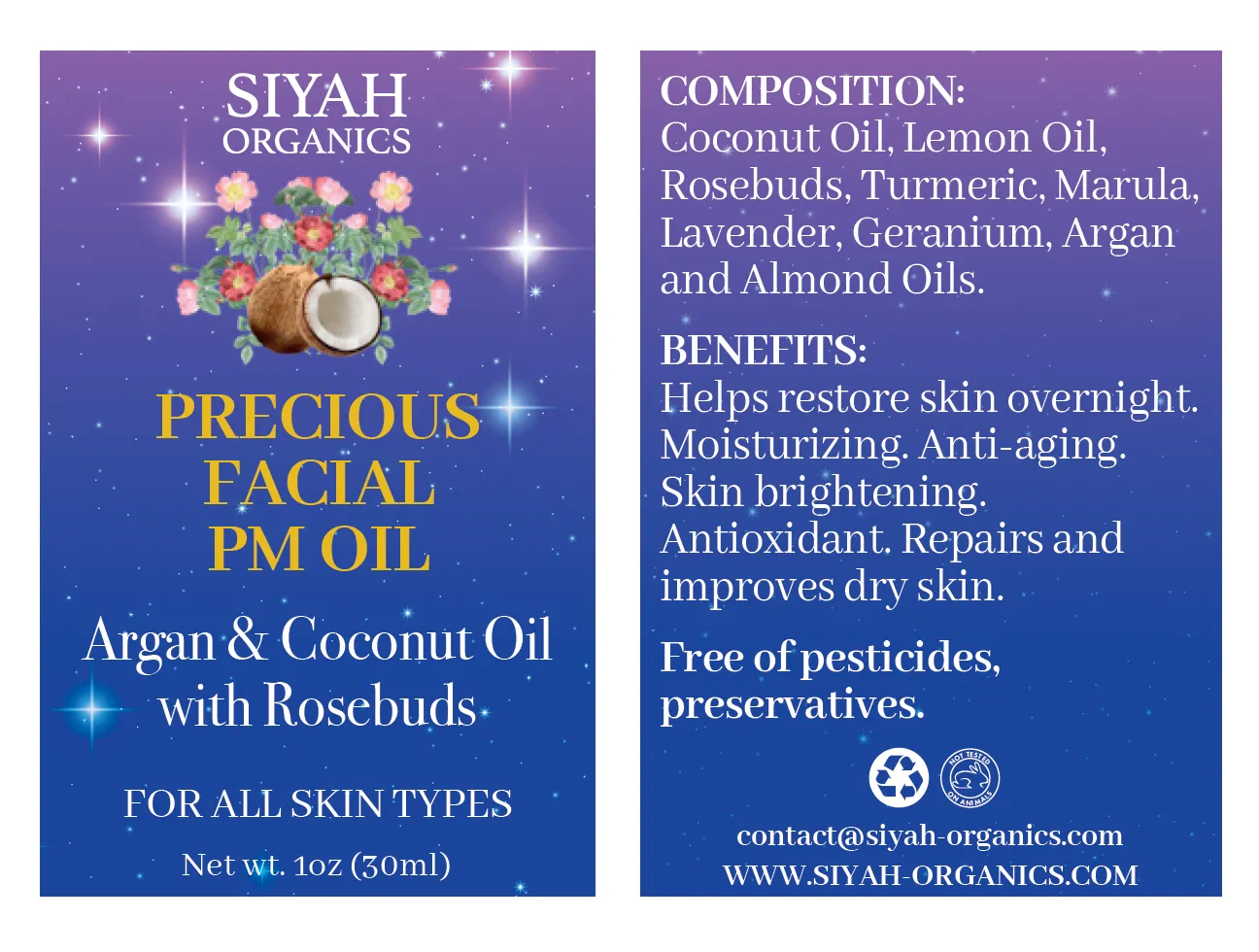 Precious Facial PM Oil