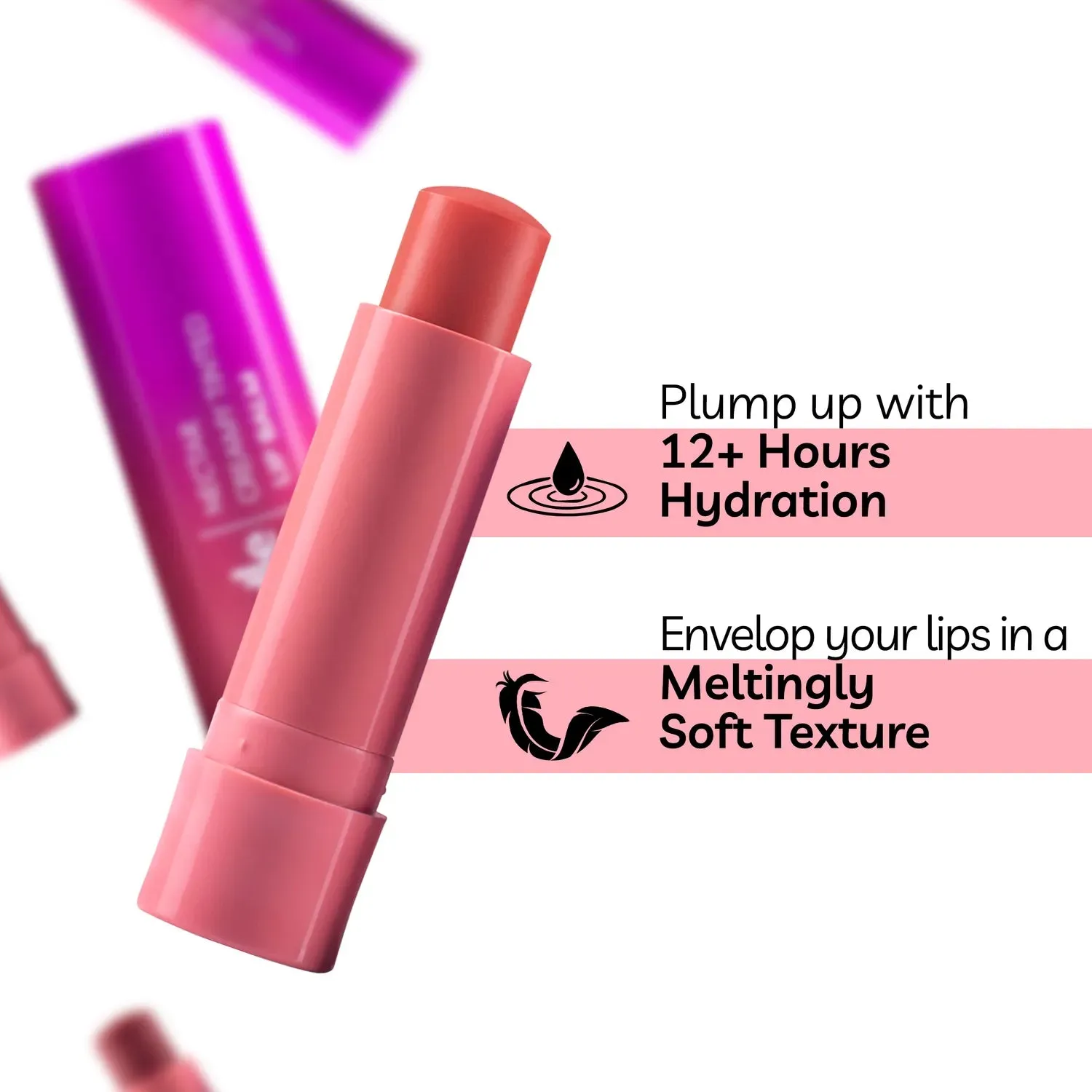 Purplle Nectar Creamy Tinted Lip Balm - Peach Sorbet 6 (4.8gm)