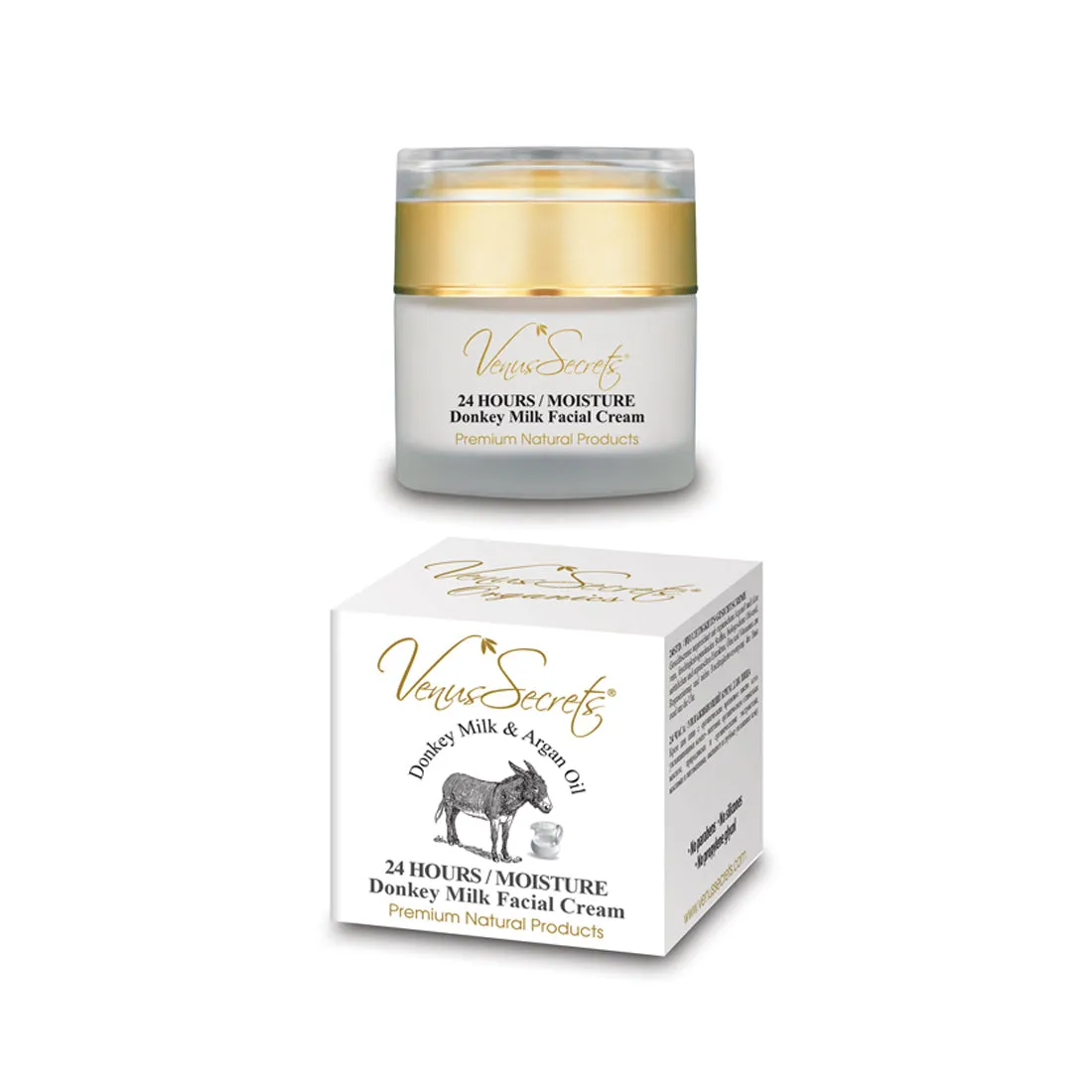 "DONKEY MILK FACIAL CREAM 24H / MOISTURE 50ML " -5024