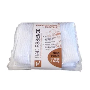 RADIESSENCE Microfibre Exfoliating Cloth (Duo Pack)