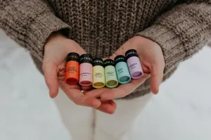Rainbow Organic Lip Balm Set of 6