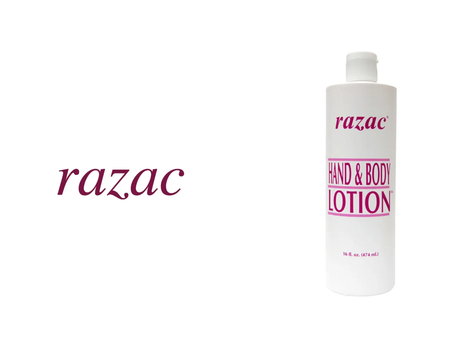 RAZAC HAND & BODY LOTION 16oz