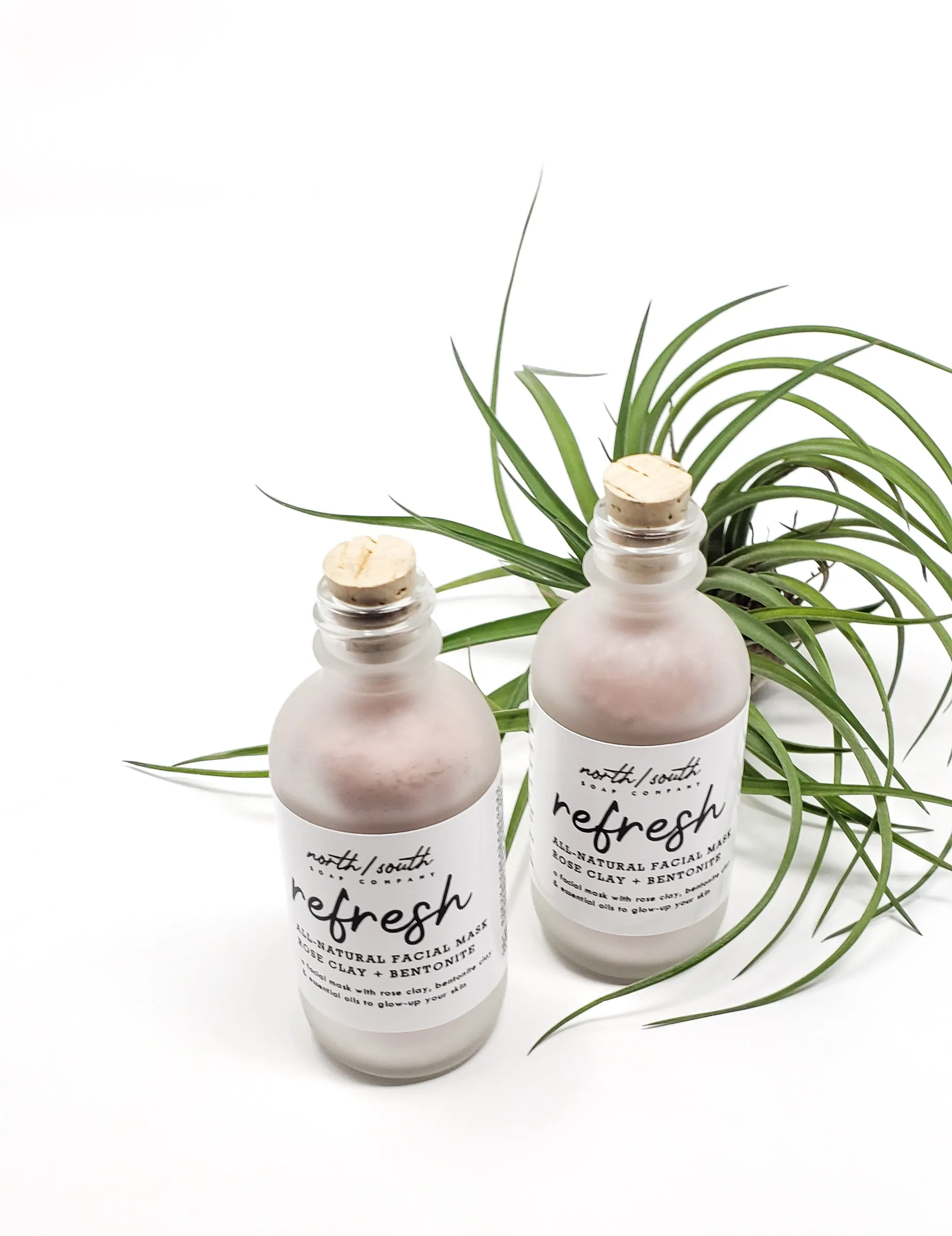 Refresh All Natural Face Mask - Rose Clay   Bentonite Clay