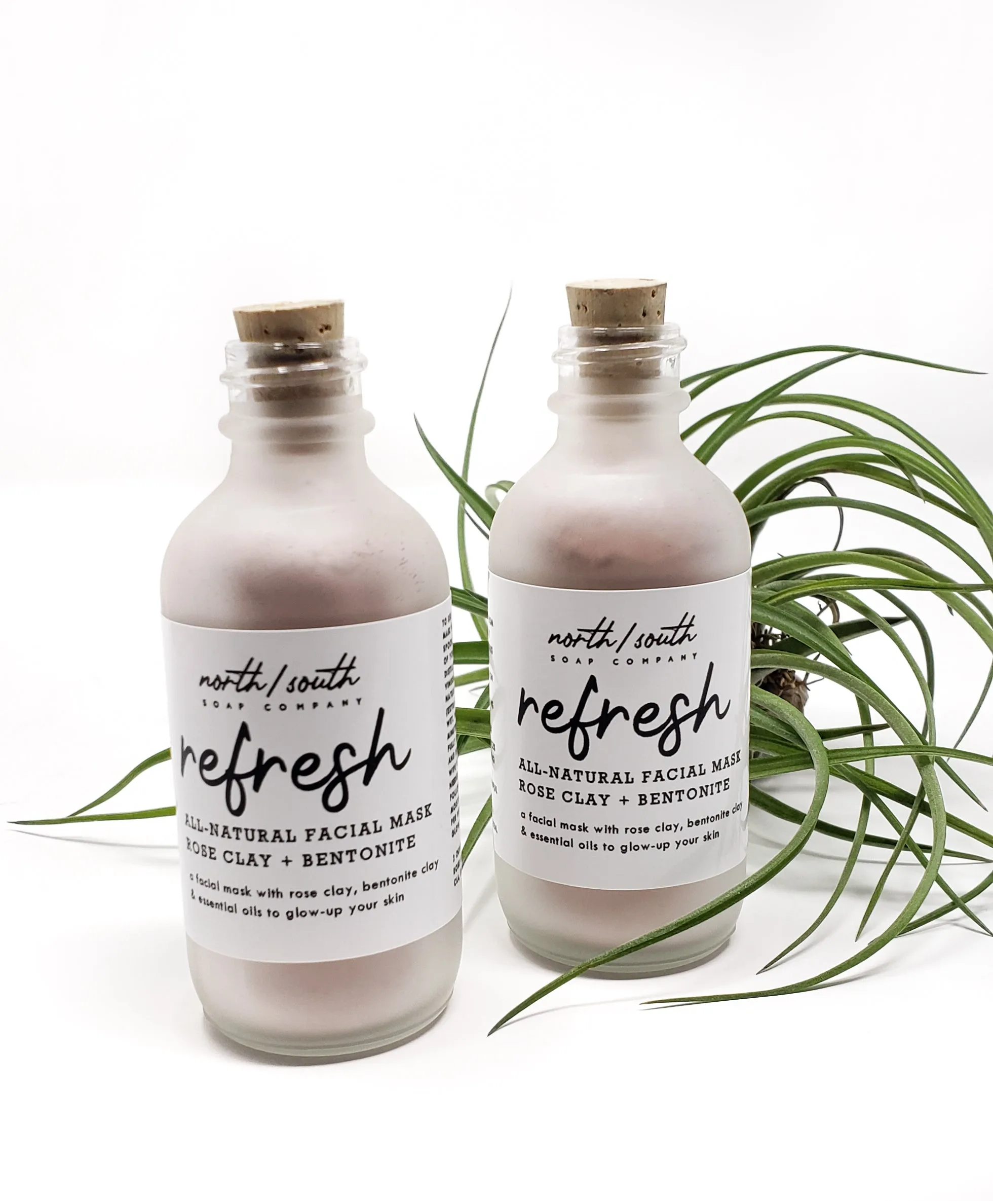 Refresh All Natural Face Mask - Rose Clay   Bentonite Clay