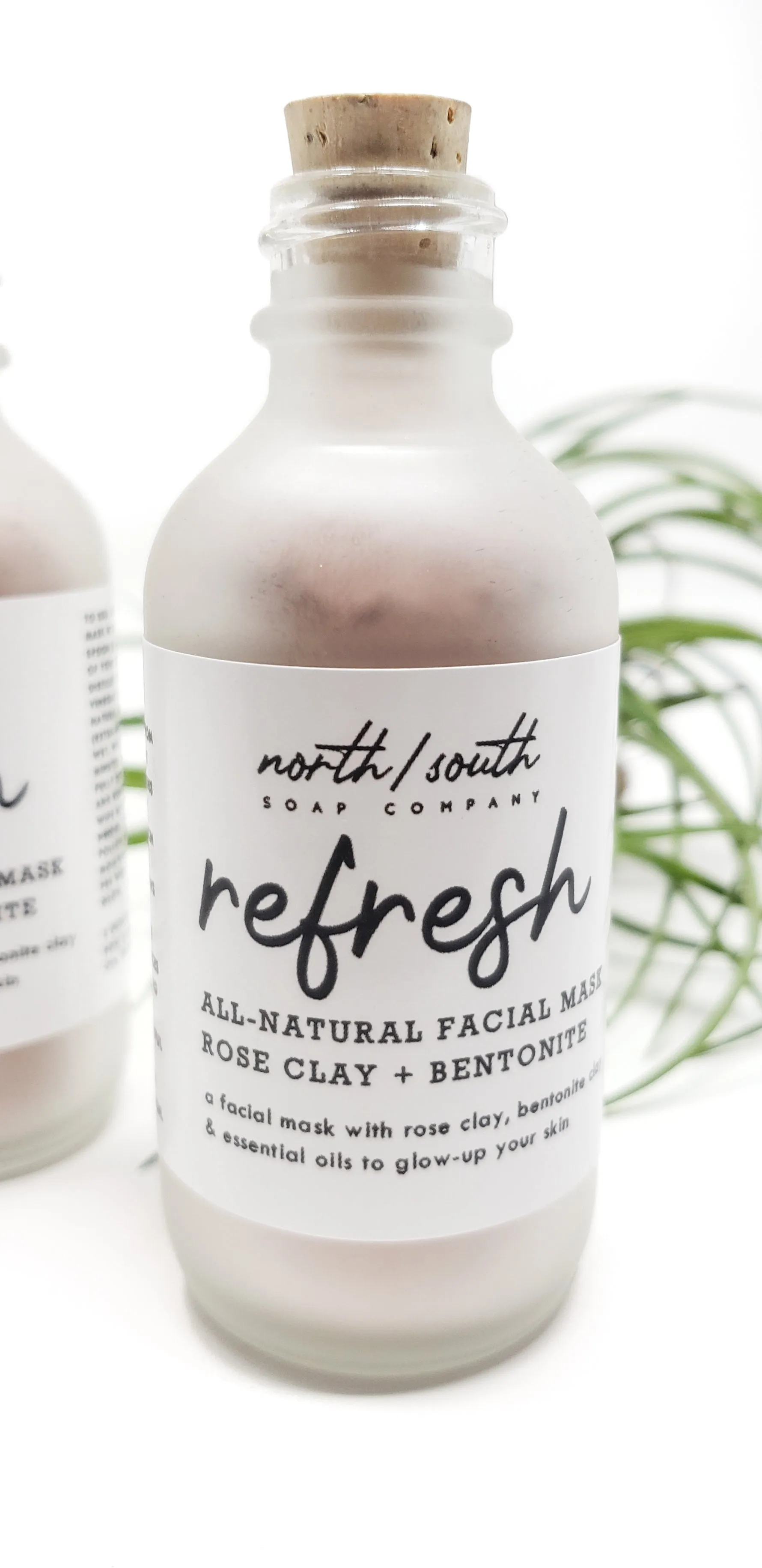 Refresh All Natural Face Mask - Rose Clay   Bentonite Clay