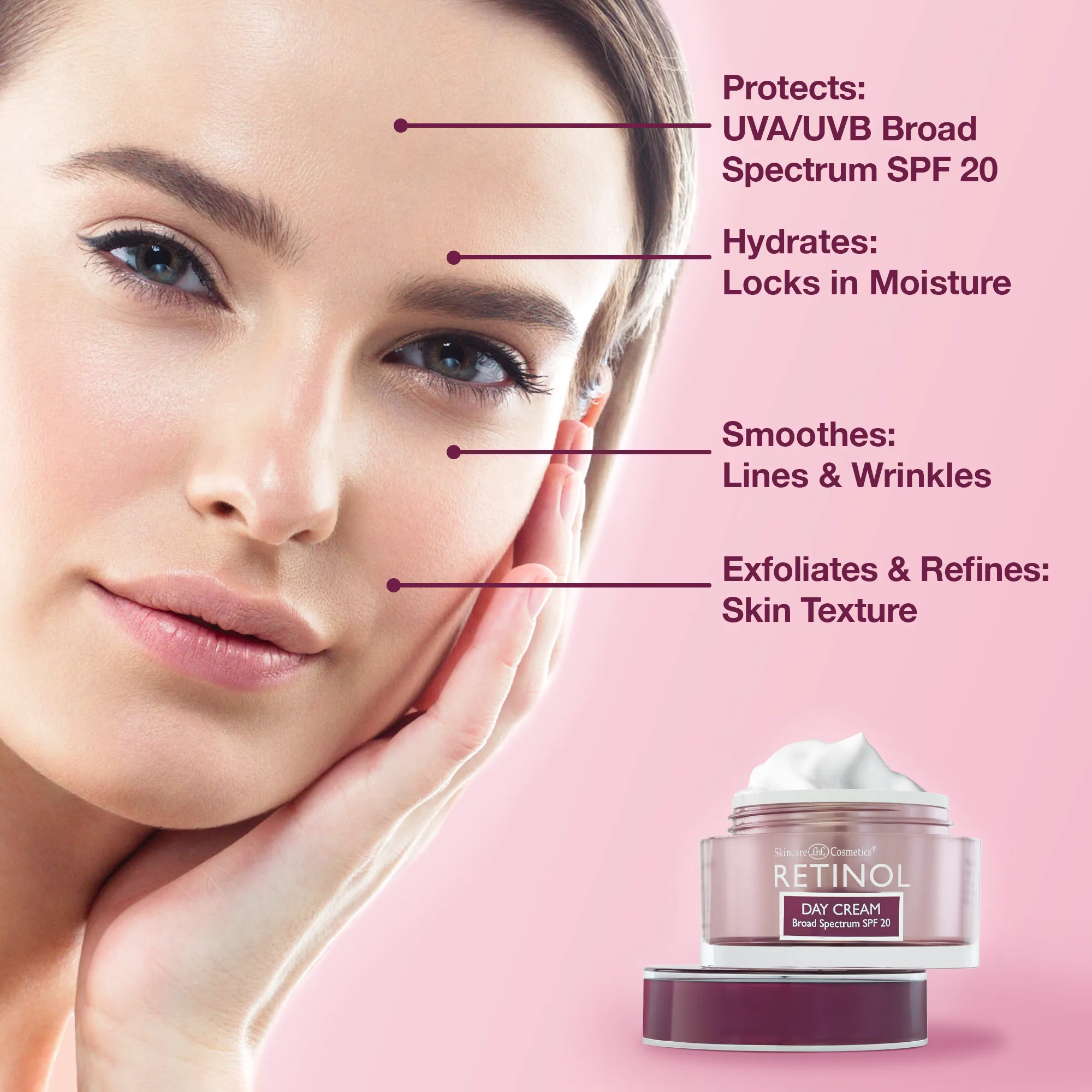Retinol Luxurious Day Cream with Broad Spectrum SPF 20