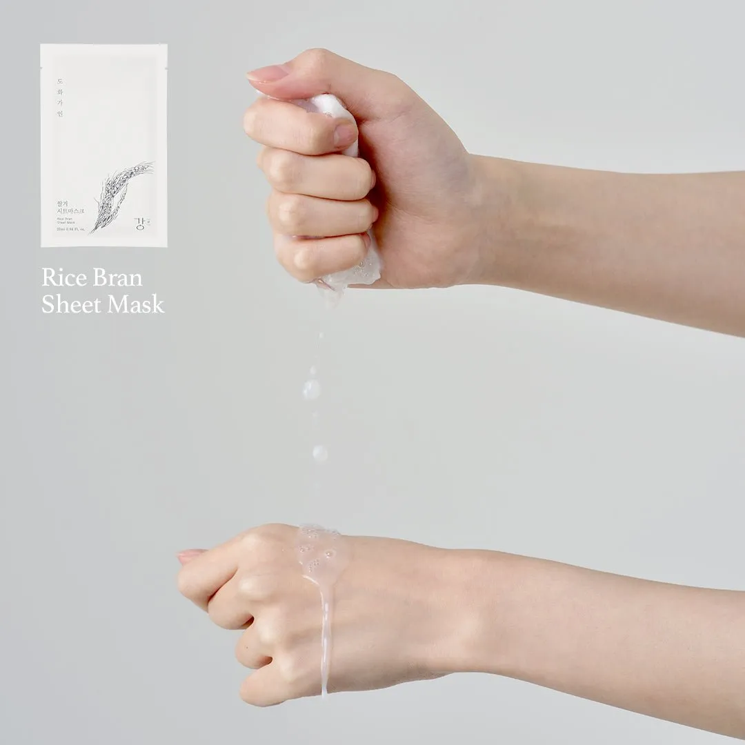 Rice Bran Sheet Mask (1ea/10ea)