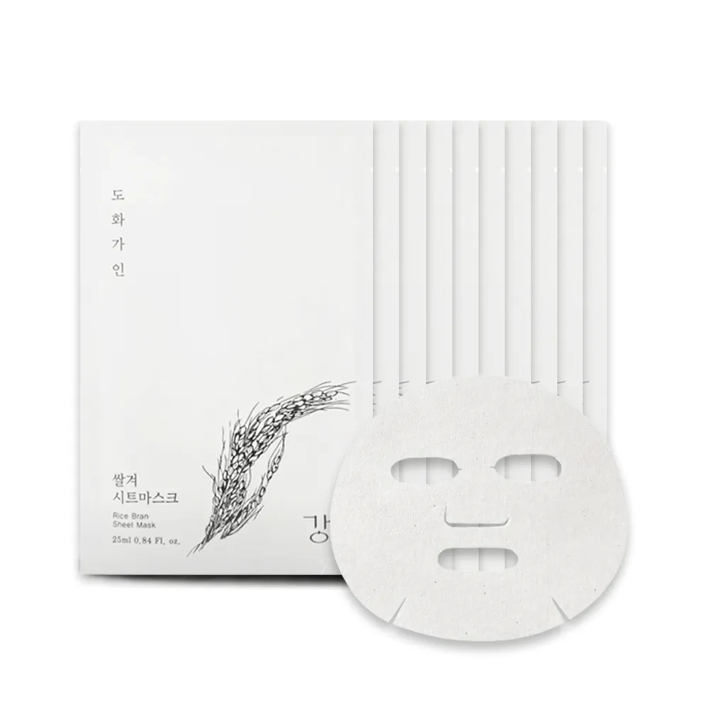 Rice Bran Sheet Mask (1ea/10ea)