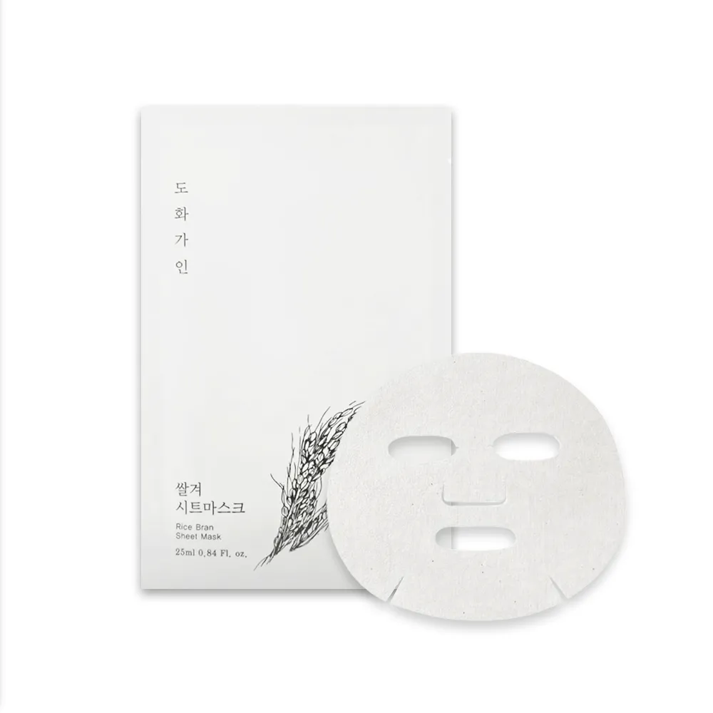 Rice Bran Sheet Mask (1ea/10ea)