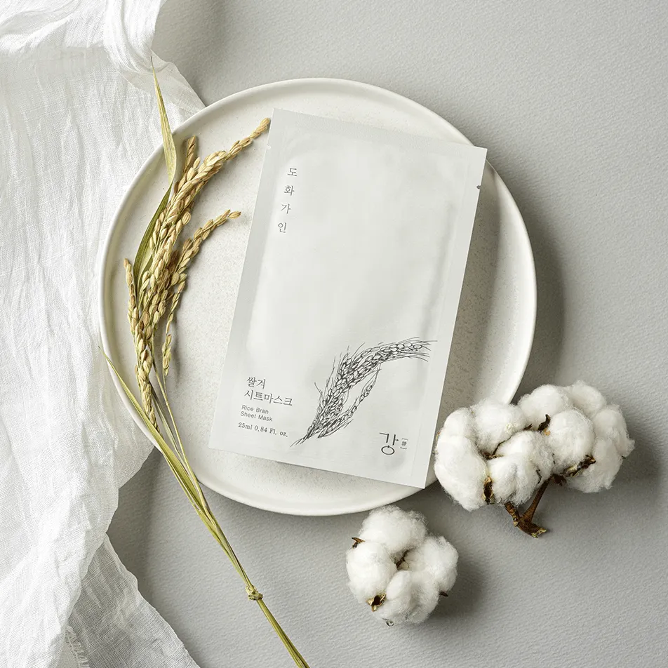 Rice Bran Sheet Mask (1ea/10ea)