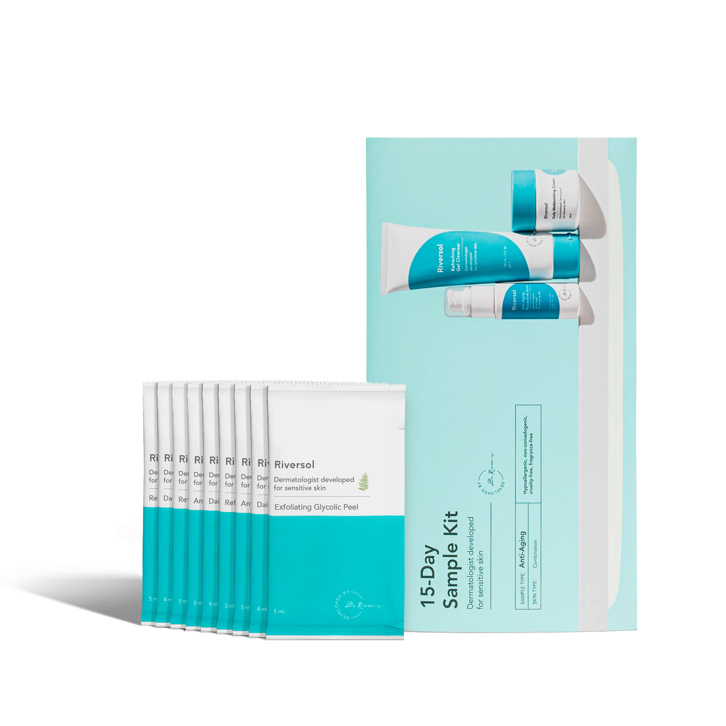 Riversol 15-Day Anti-Aging Sample Kit - Normal to Dry Skin (P)