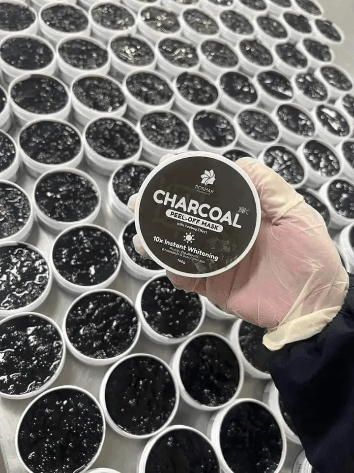 Rosmar Charcoal Peel Off Mask With Cooling Effect - 100g
