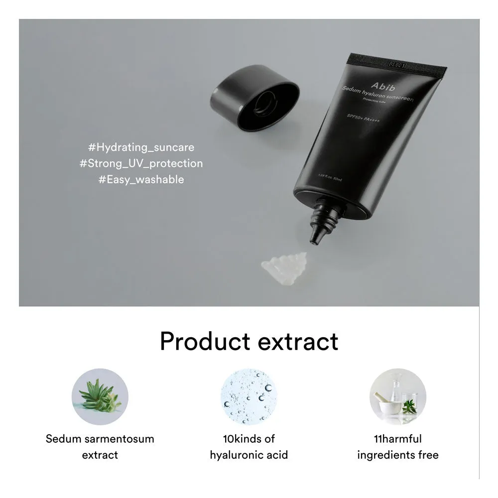 Sedum Hyaluron Sunscreen Protection Tube SPF50  / PA    