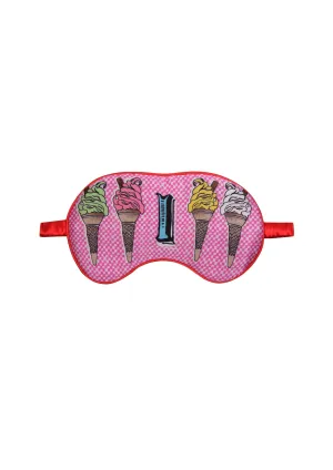Silk Eye Mask / "I for Ice Cream"