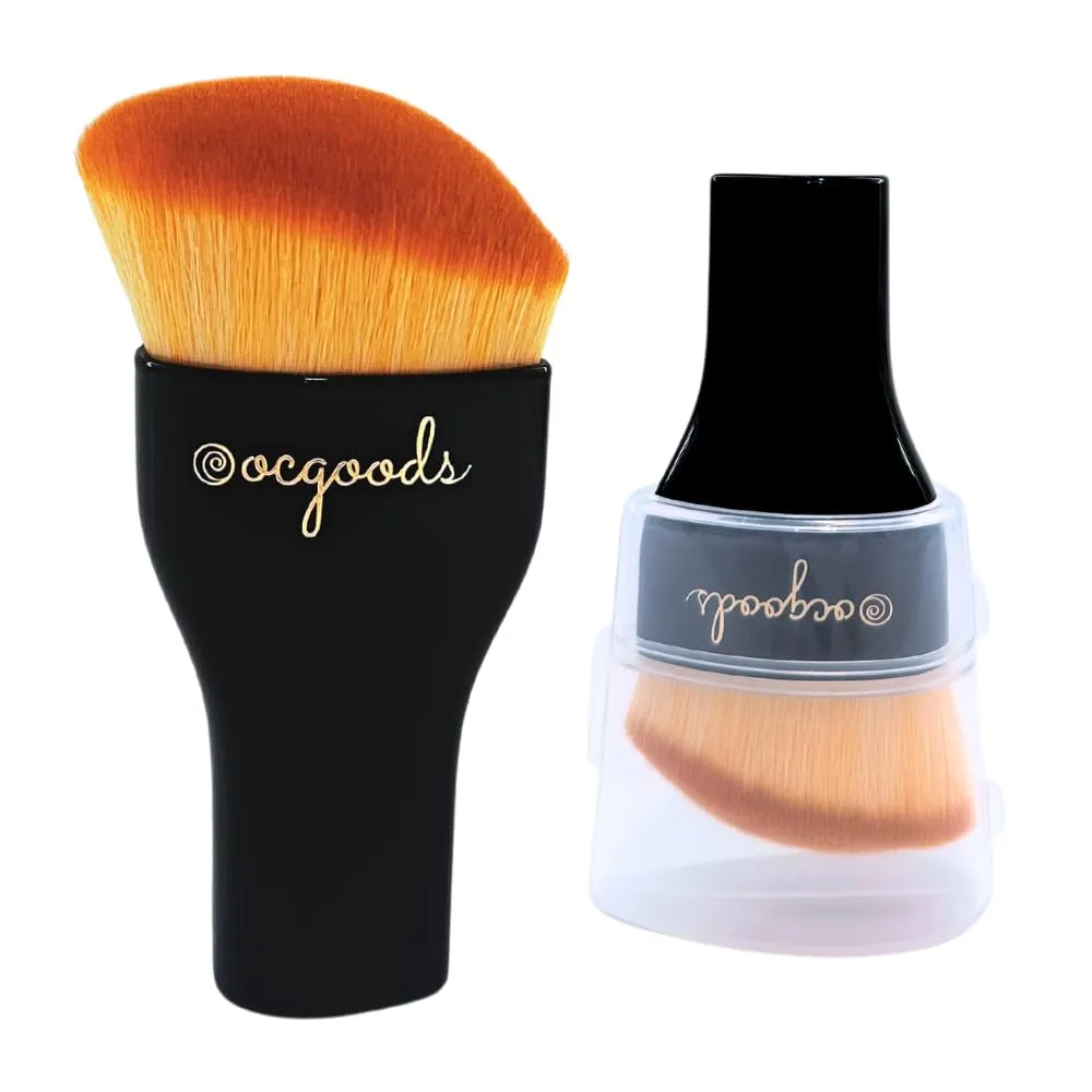 Skincare Makeup Chubby Blending Brush Applicator for Liquid Foundation Sunscreen BB Cream Bronzer Self-Tan Tinted Moisturizer