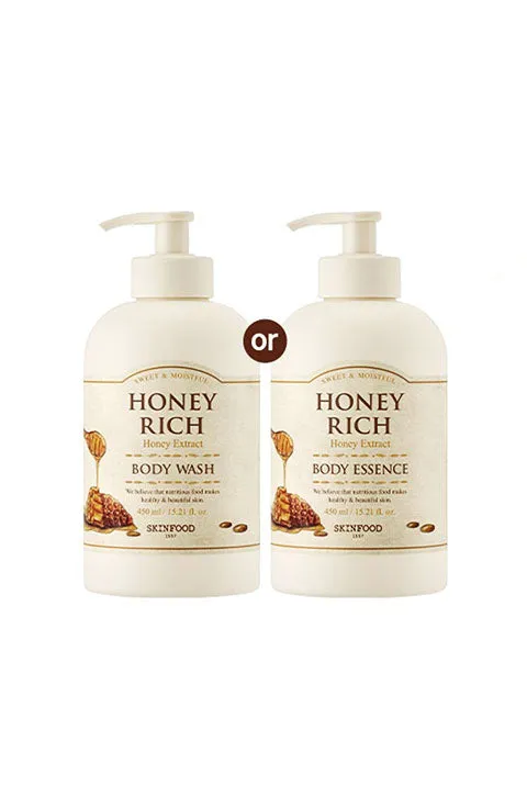 SKINFOOD Honey Rich Body Wash , Lotion 450mL