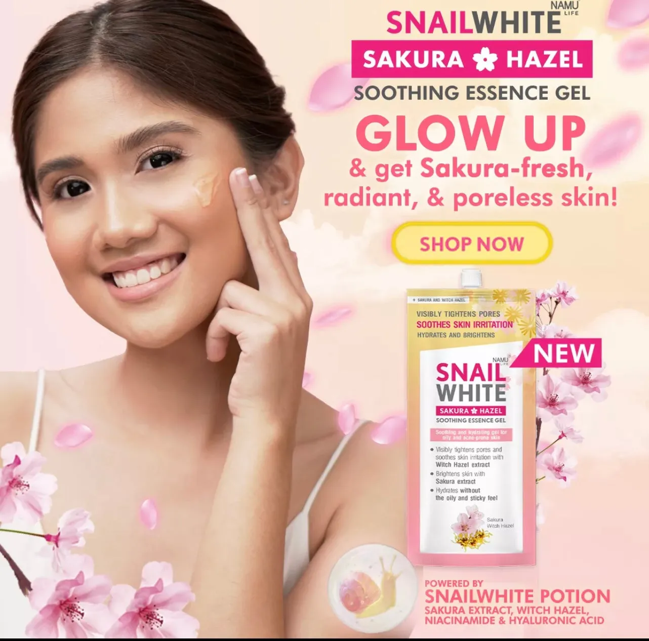 Snailwhite - Sakura Hazel Soothing Essence Gel 20ml