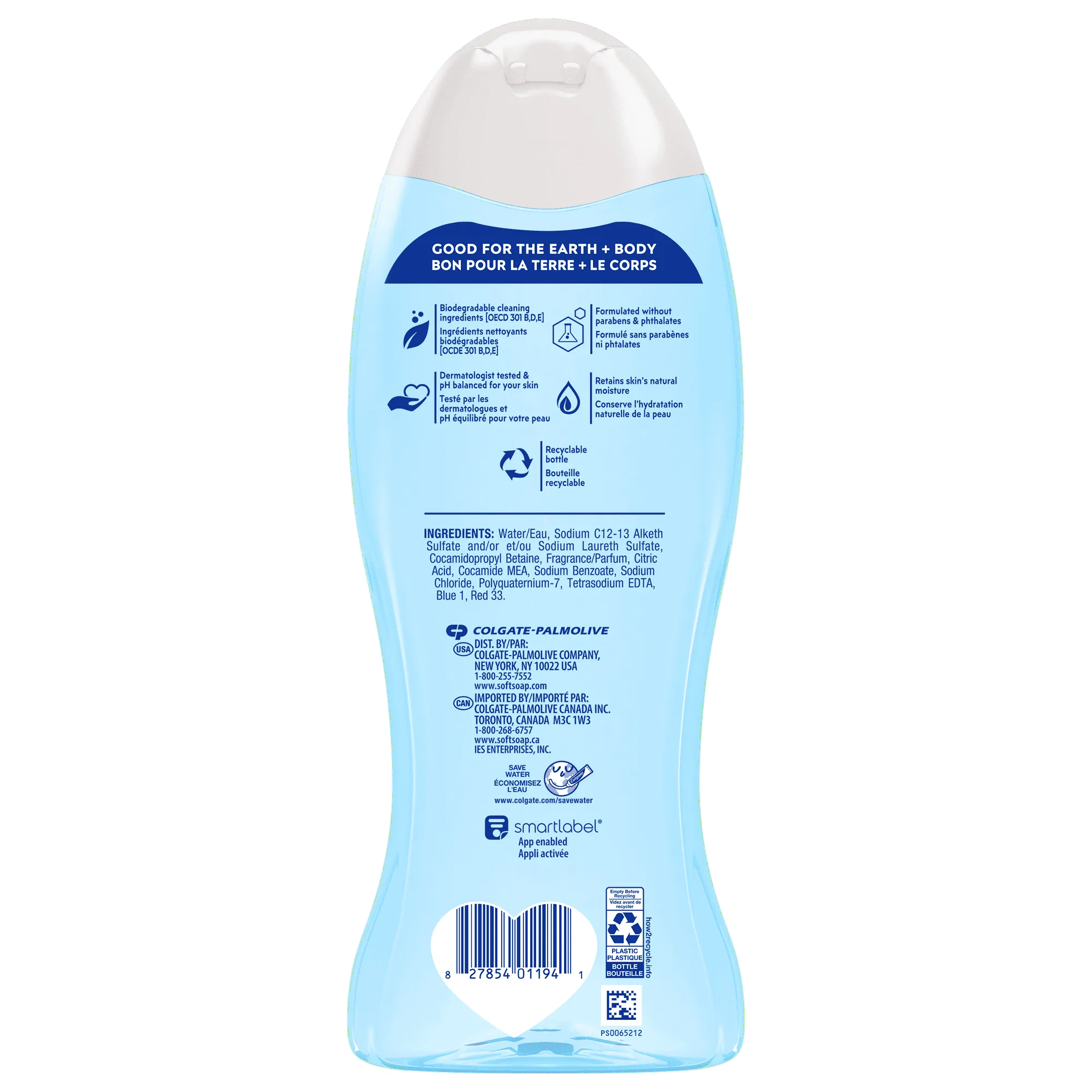 Softsoap Moisturizing Body Wash Hawaiian Luau, Jasmine and Vanilla Scent, 20 oz Bottle