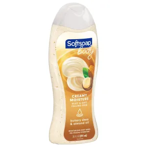 Softsoap Moisturizing Body Wash, Shea & Almond Oil - 20 Fluid Ounce