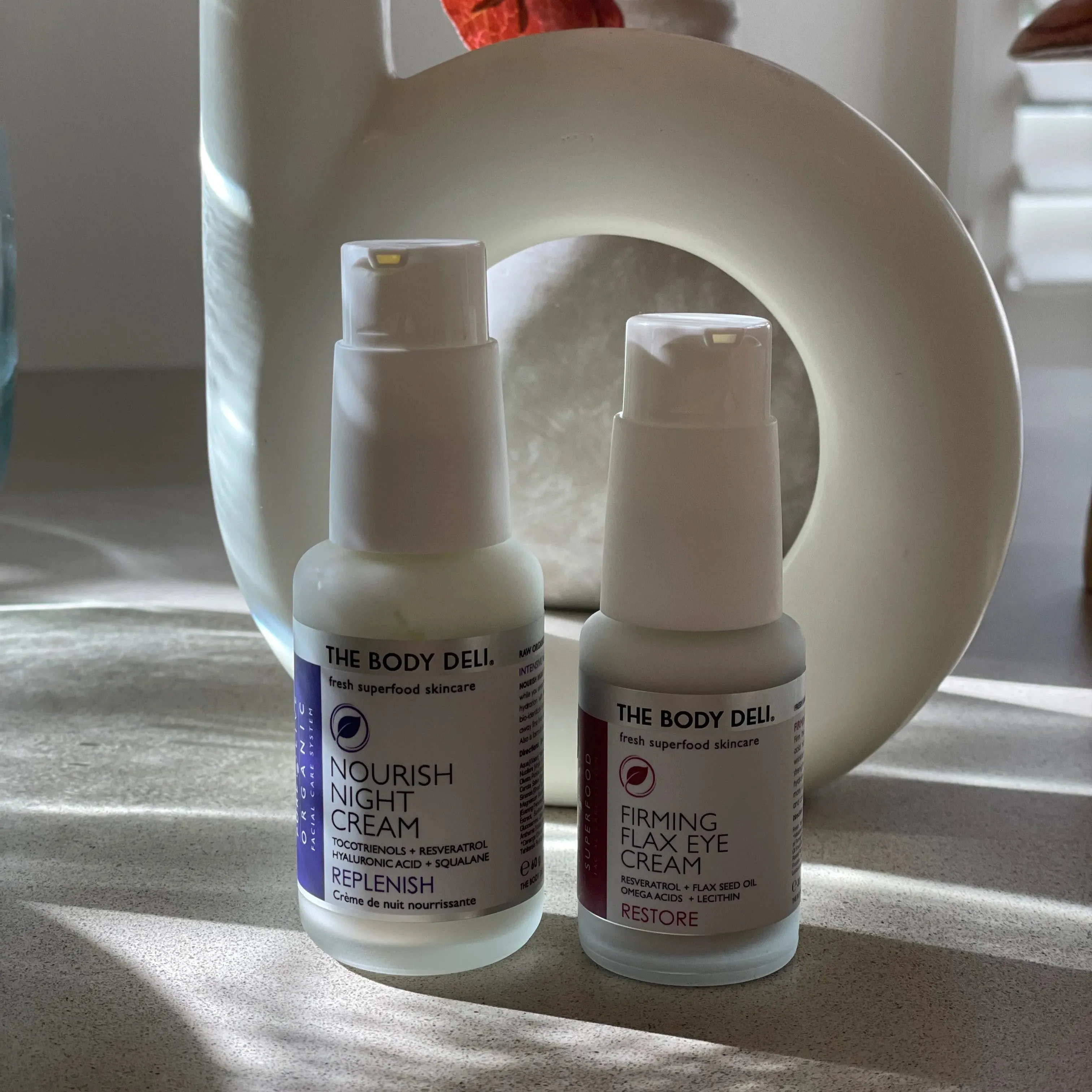 THE BODY DELI - Night Cream   Flax Eye Cream Set