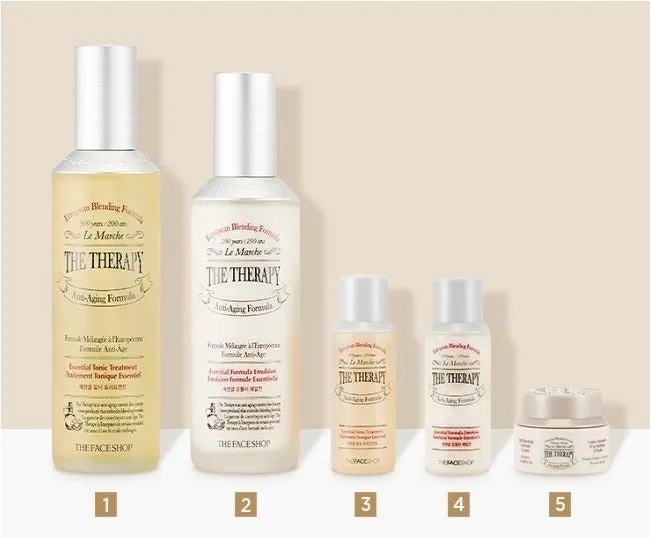 THE FACE SHOP The Therapy Anti-Aging Set 2pcs