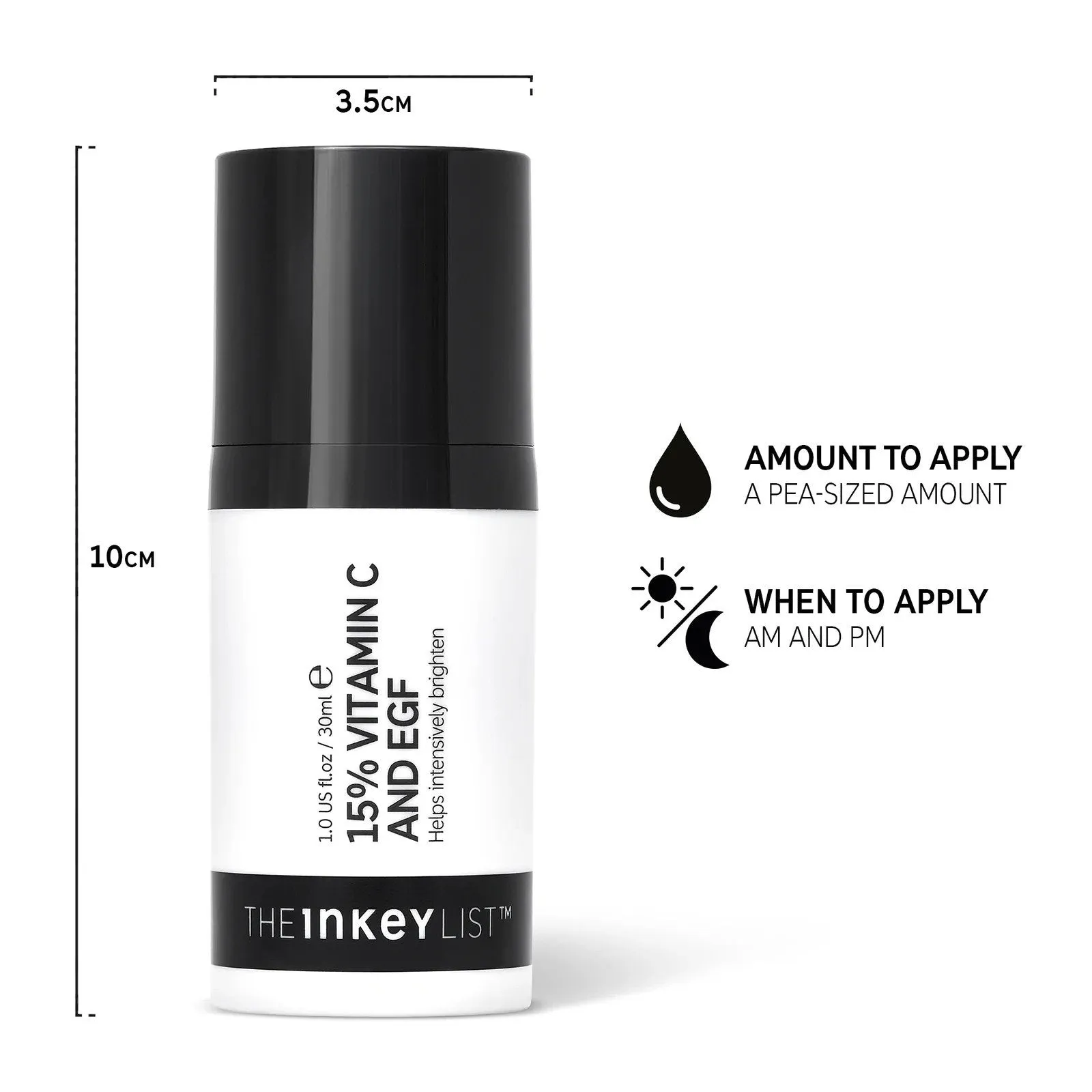 The Inkey List 15% Vitamin C   EGF Serum