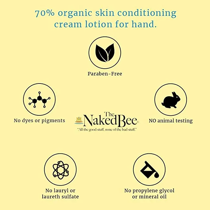 The Naked Bee Serious Hand Repair Cream- Orange Blossom Honey
