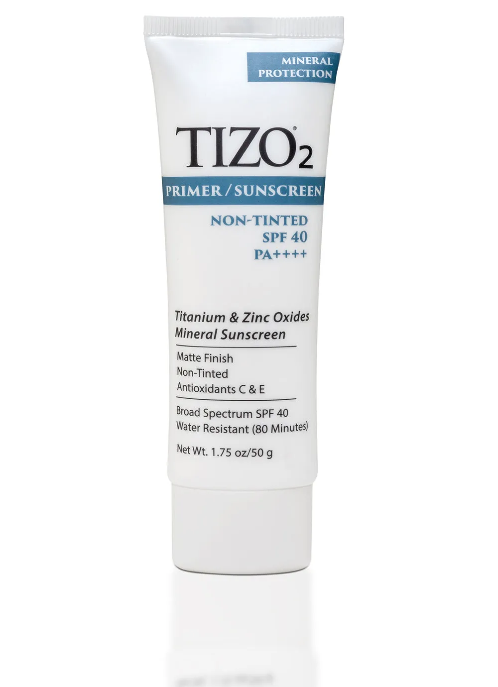 TIZO2 FACIAL PRIMER SUNSCREEN non-tinted matte finish SPF 40