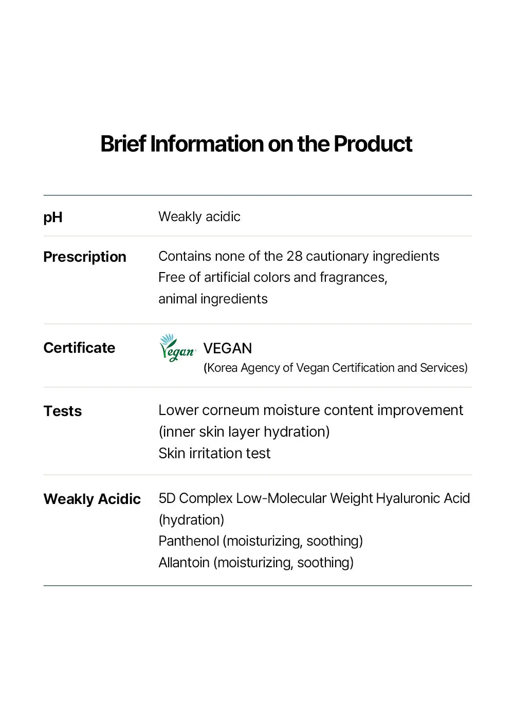 Torriden DIVE IN Low Molecular Hyaluronic Acid Mask