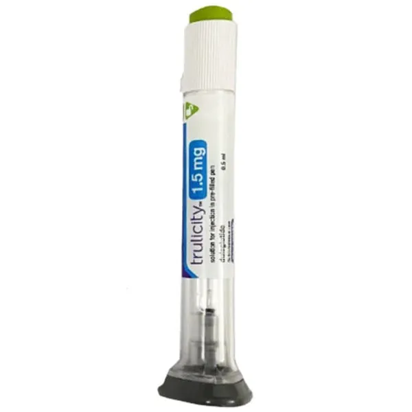 Trulicity (Dulaglutide) Injection Pre-filled Pens 1.5 mg/0.5 mL (4-Pack) **Refrigeration Required (RX) (Copy)