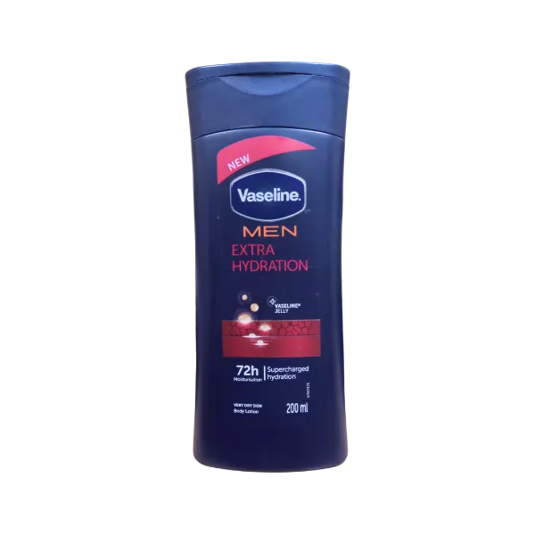 Vaseline Men Extra Hydration Body Lotion For Very Dry Skin 200ml