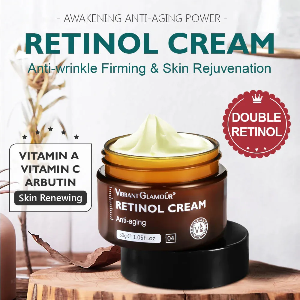 VIBRANT GLAMOUR - Natural Retinol Anti Aging Whitening Face Cream 30g