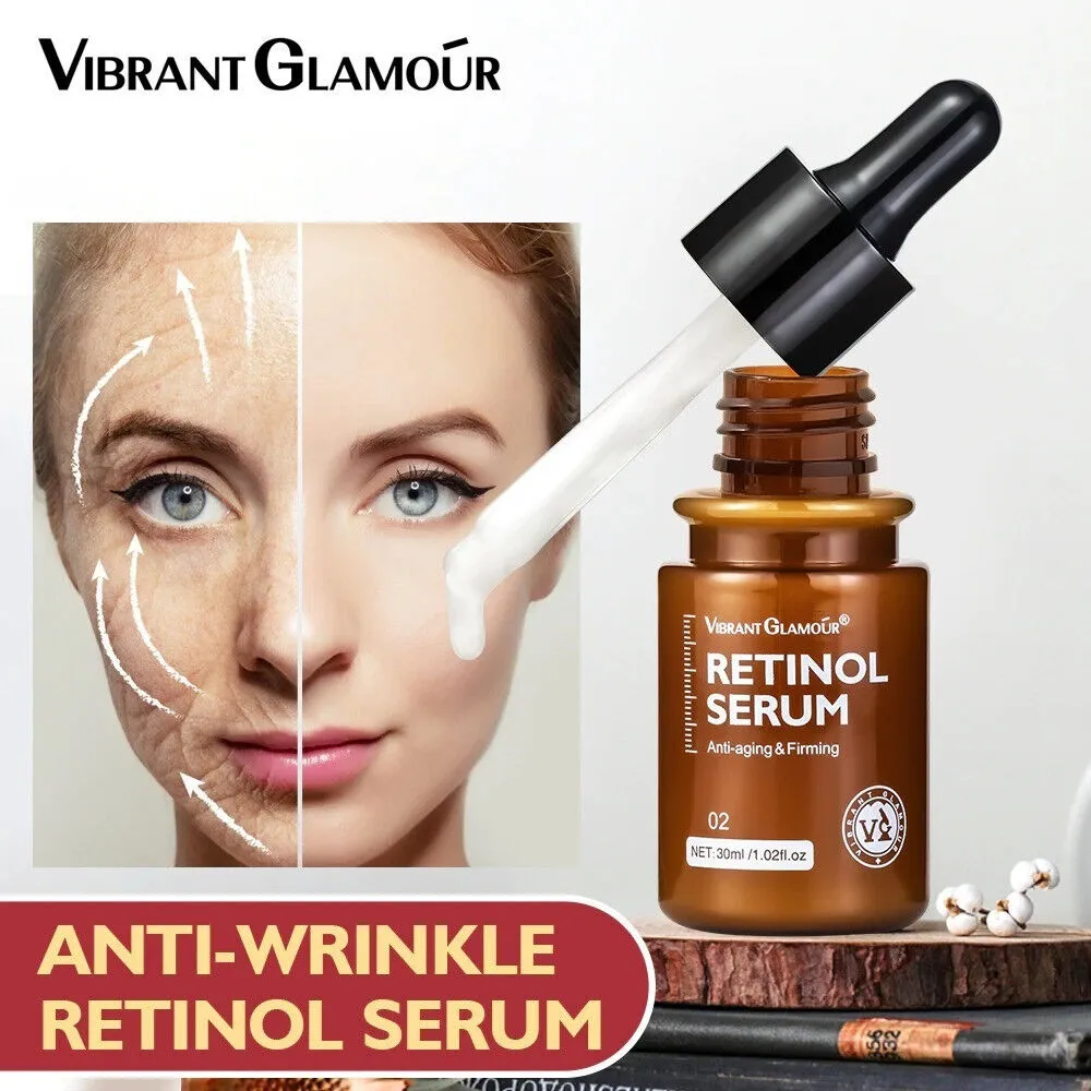 VIBRANT GLAMOUR Retinol Face Serum Moisturizing Anti-Aging Anti-Wrinkle Firming