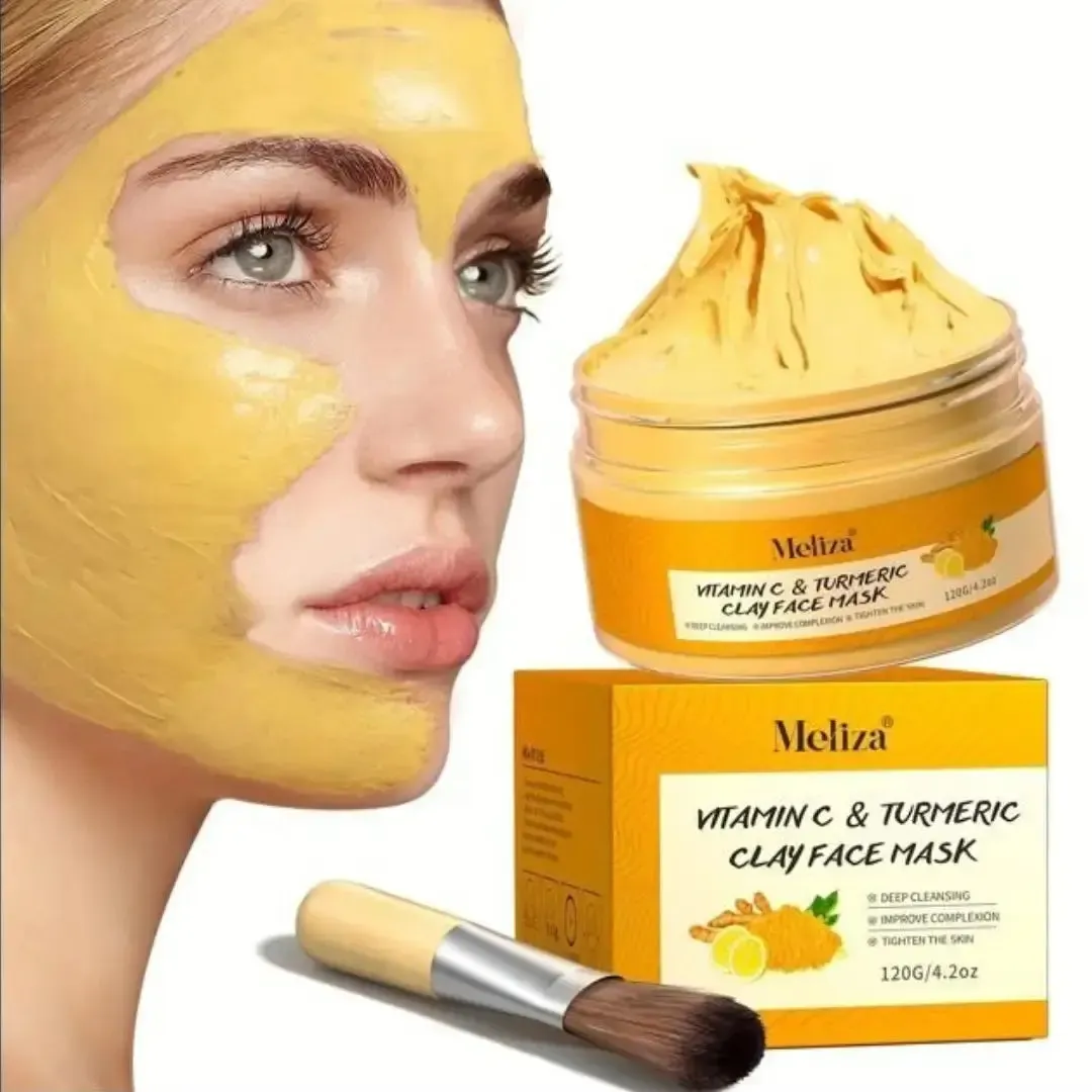 Vitamin C & Turmeric Clay Mask - Deep Cleansing