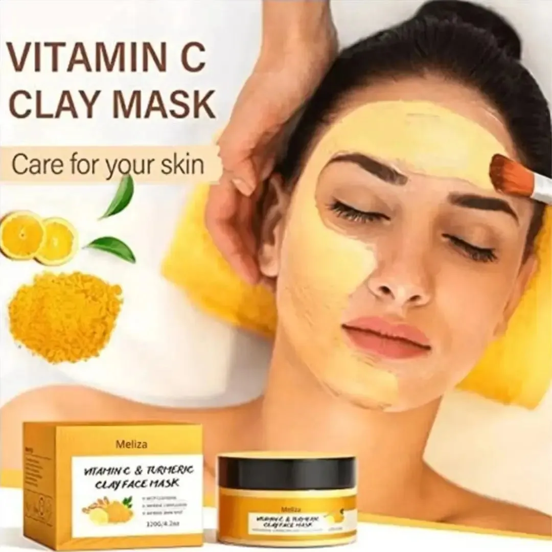 Vitamin C & Turmeric Clay Mask - Deep Cleansing