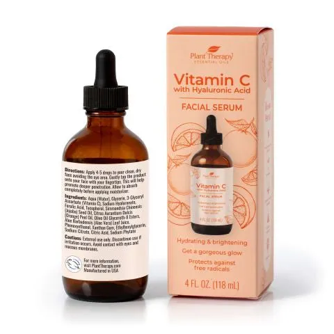 Vitamin C  with Hyaluronic Acid Facial Serum 4oz