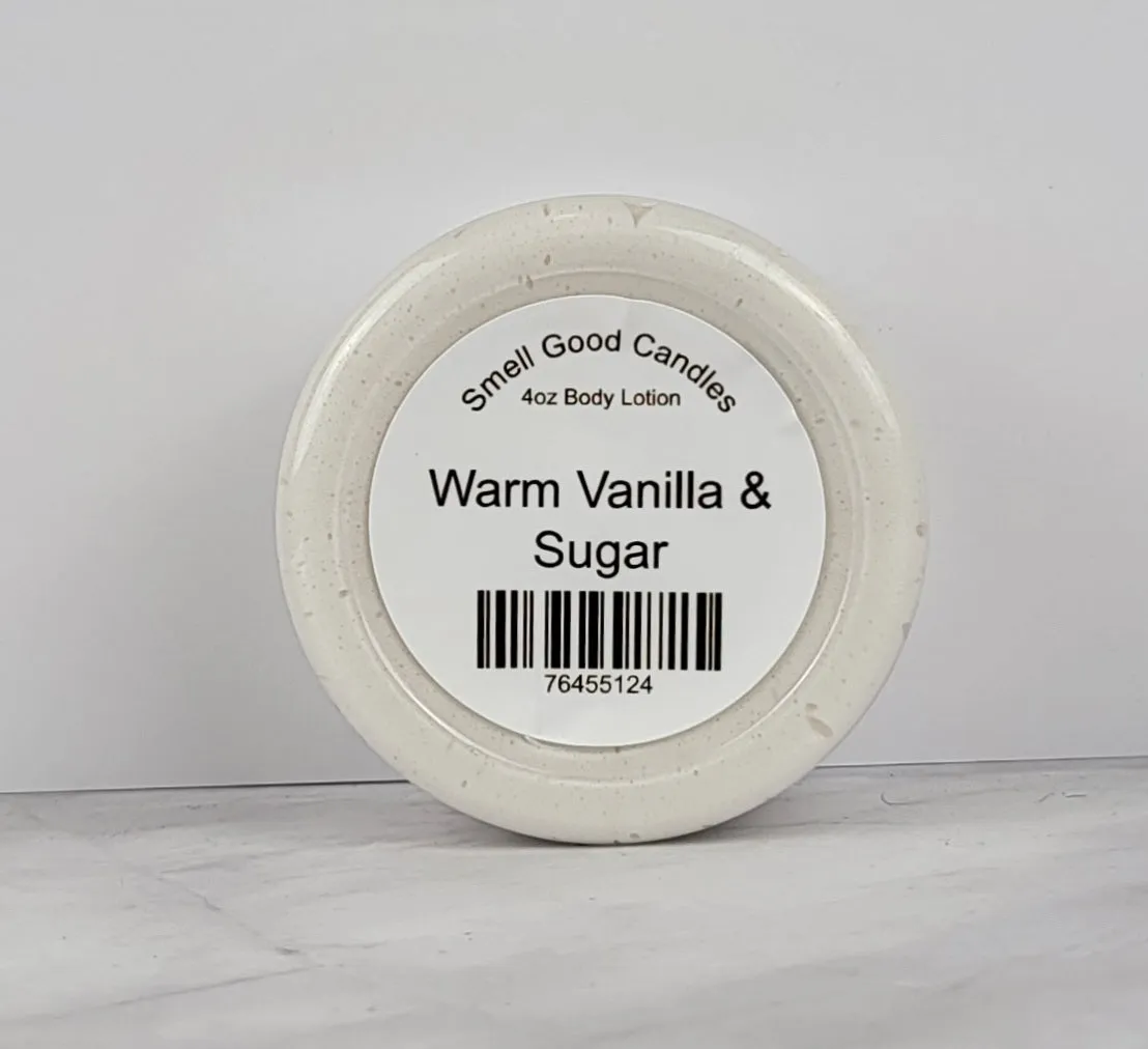 Warm Vanilla and Sugar 4oz Whipped Body Lotion