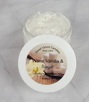 Warm Vanilla and Sugar 4oz Whipped Body Lotion