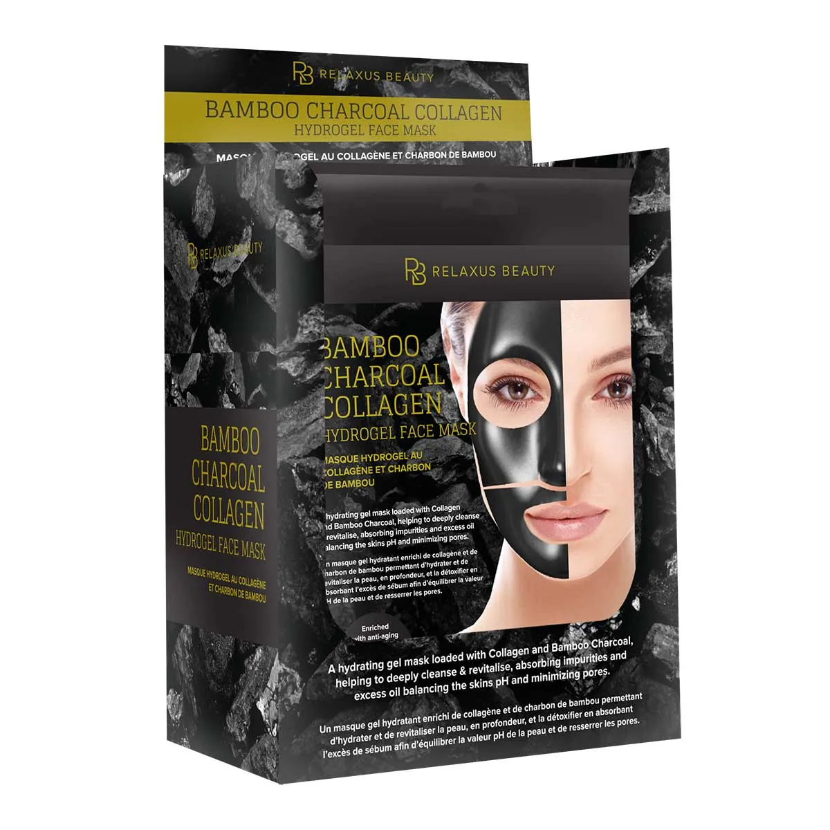 Wholesale Charcoal Face Mask Displayer of 6