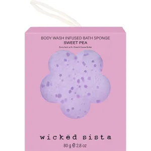 WSIS Body Wash INFUSED SPONGE SWEET PEA
