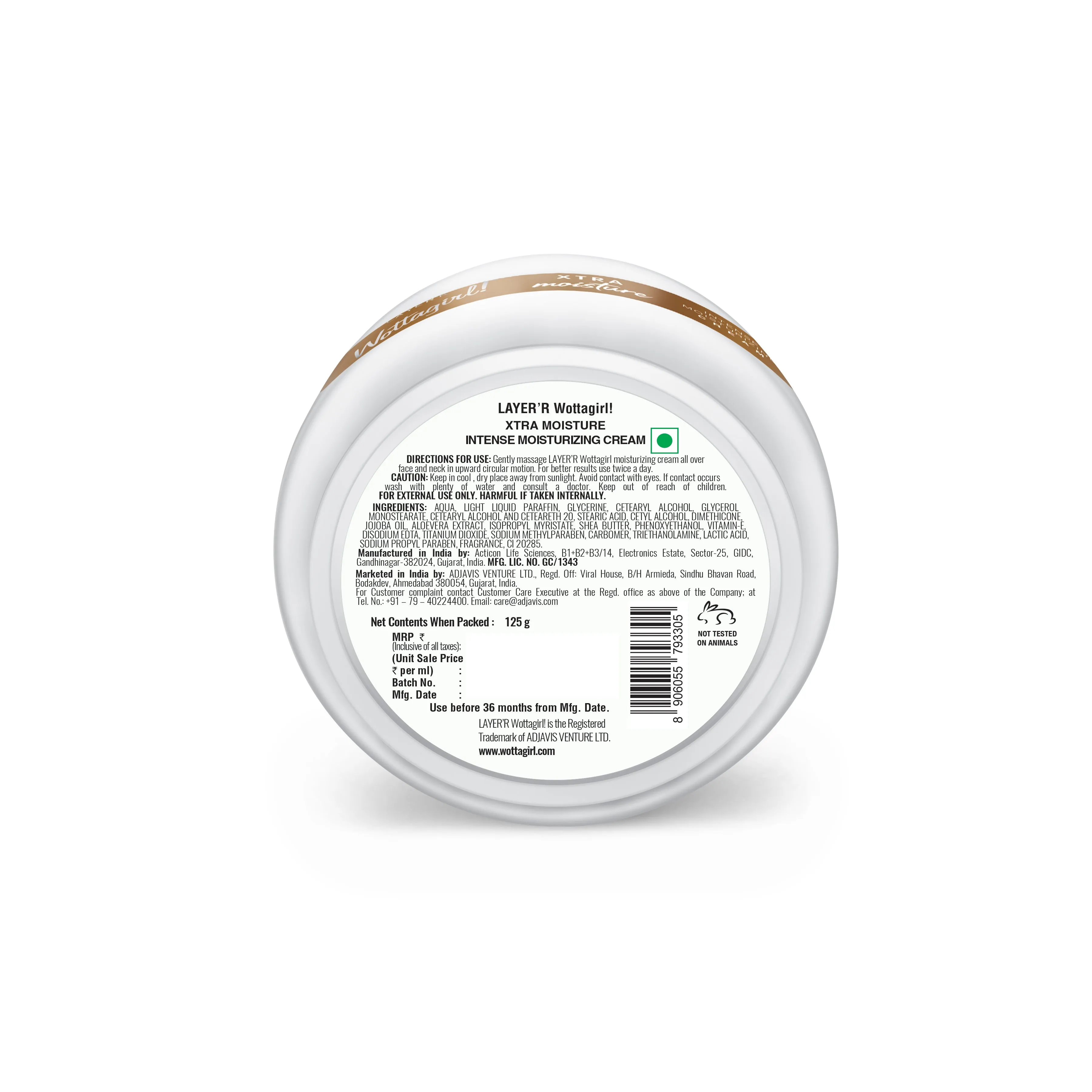 XTRA MOISTURE CREAM - 125g