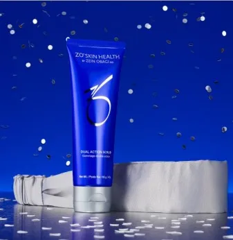 ZO Skin Health:  Dual action scrub 58gr with Headband